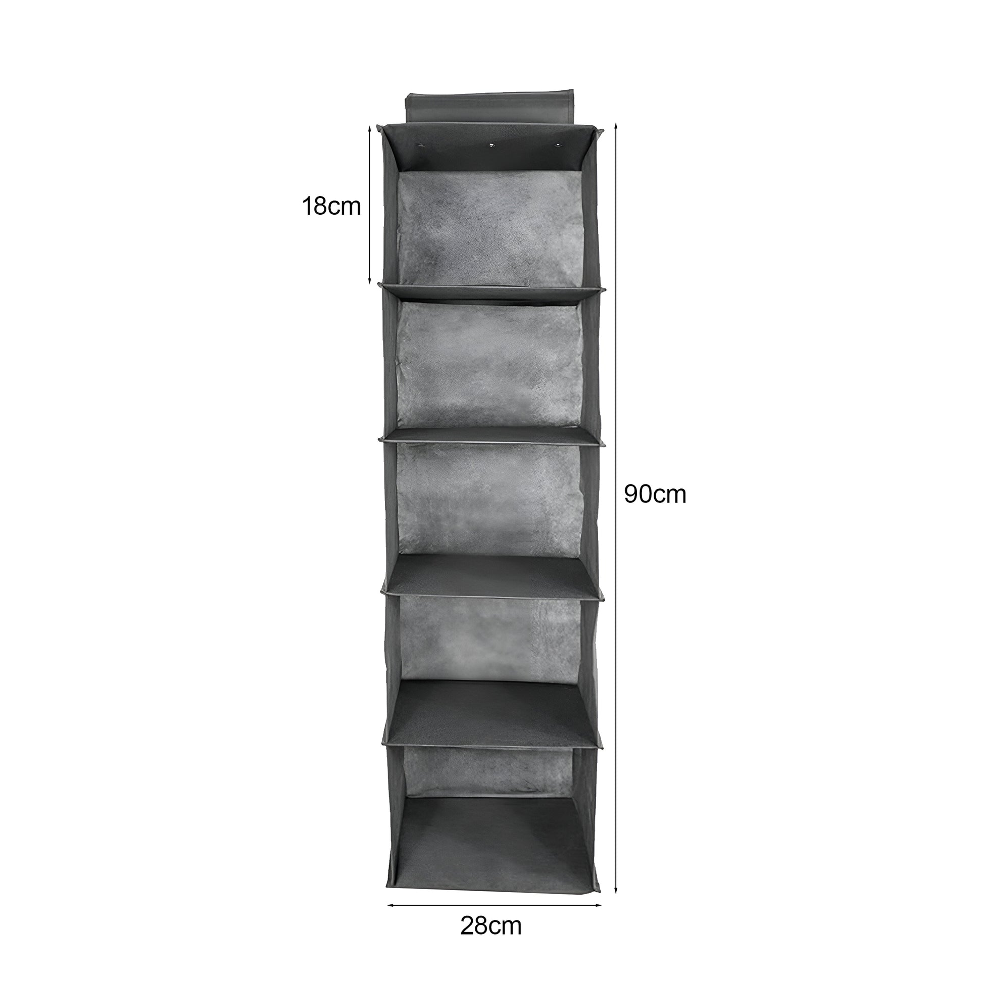 Fabric Hanging Storage Black