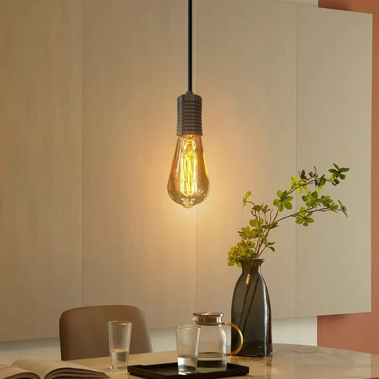 Support ampoule E27 cuivre vintage industriel