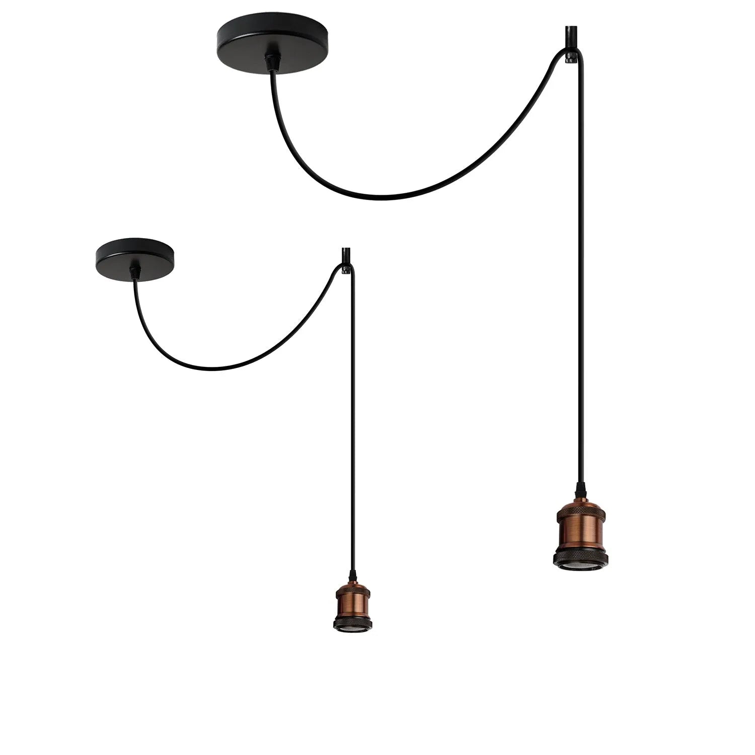 Support de lampe suspendue E27 pour ampoule décorative

