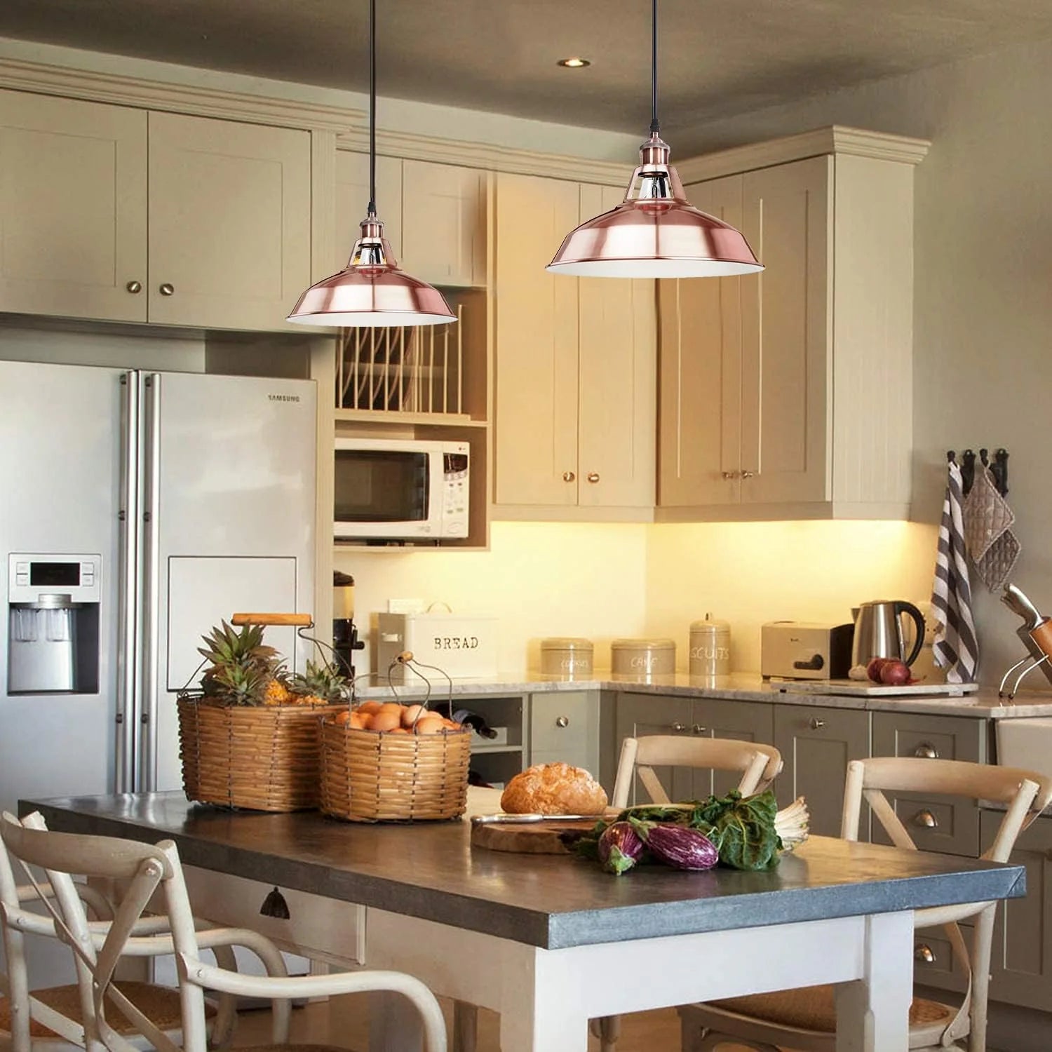 lampe suspension industrielle