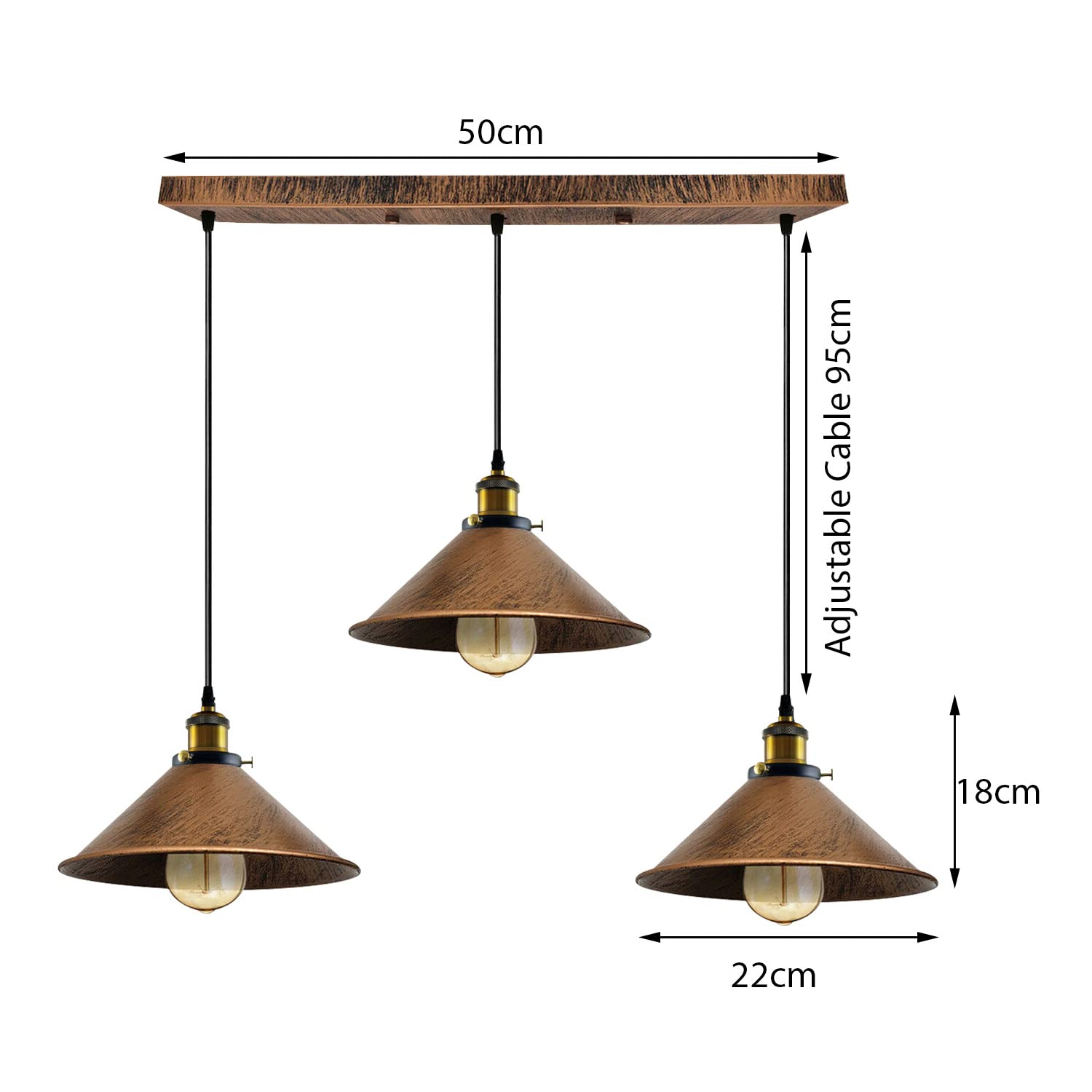 Suspension Industrielle Design
Suspension luminaire 22cm