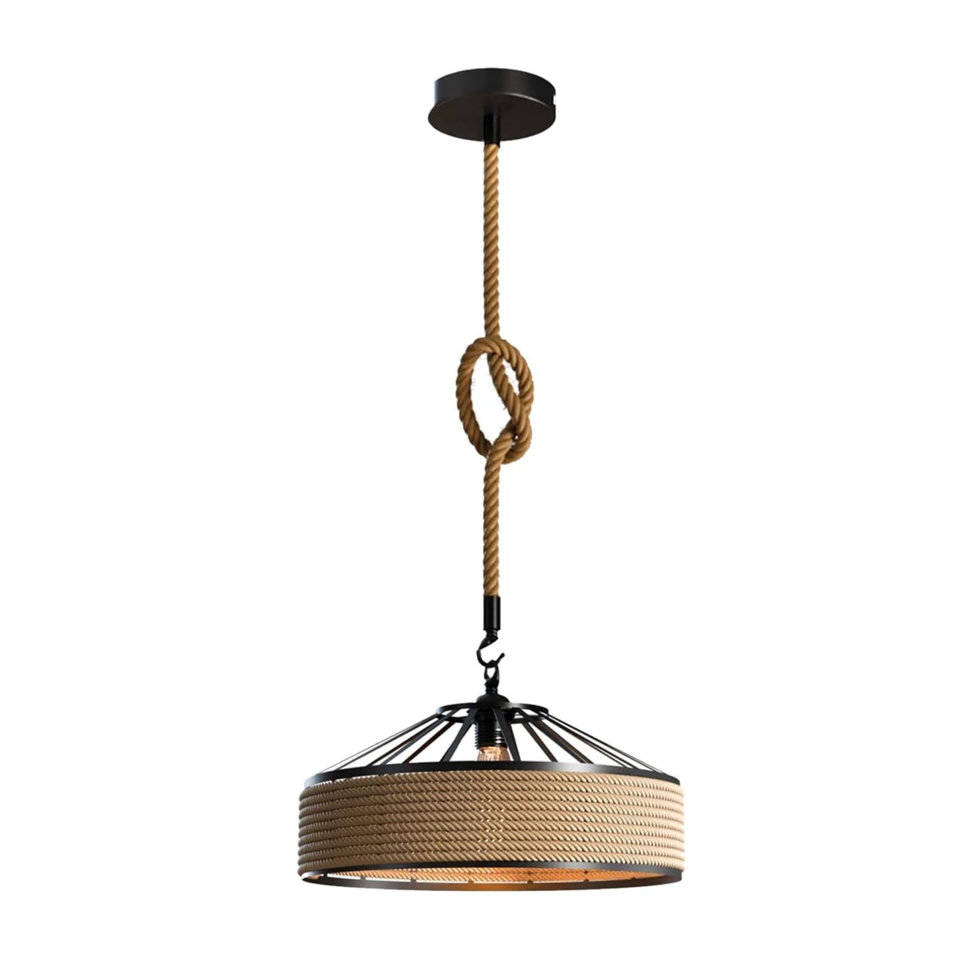 suspension corde chanvre E27