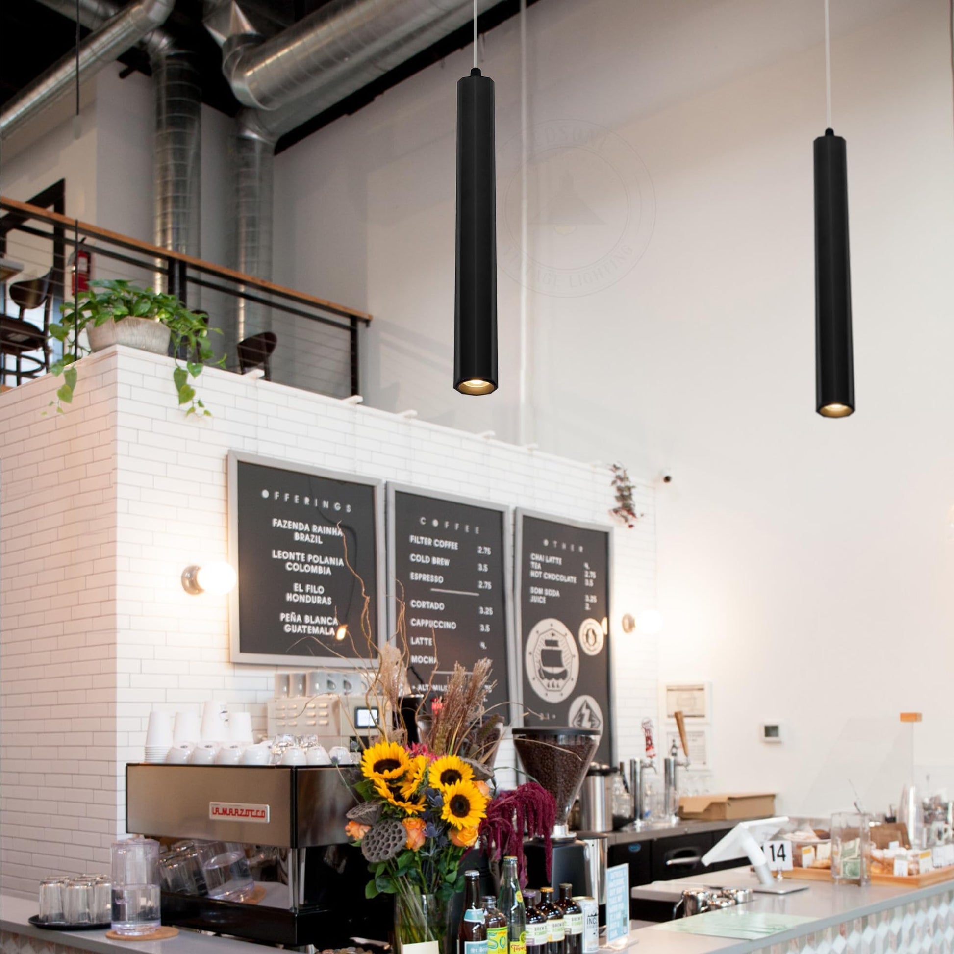 Suspension cuisine moderne pour éclairage d’un îlot central
