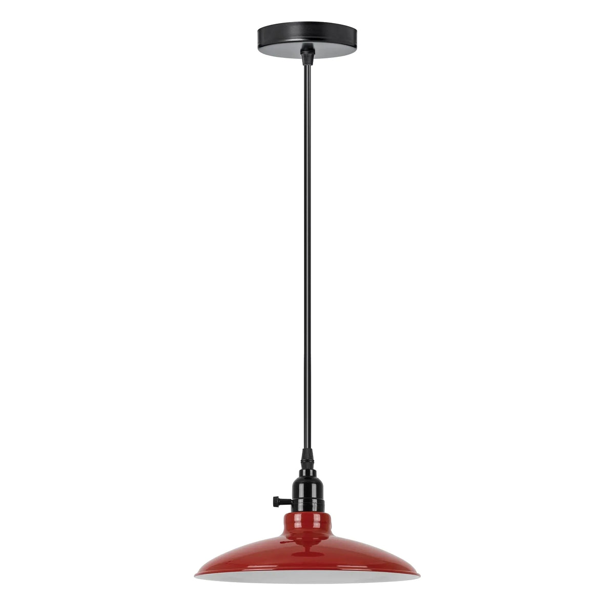 Suspension industrielle en métal avec câble réglable 95 cm