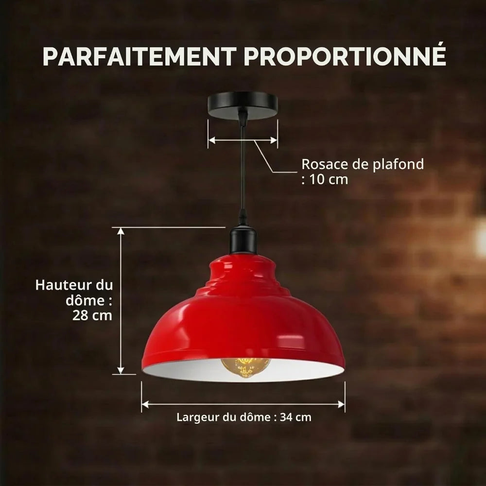 Suspension industrielle pour îlot de cuisine
