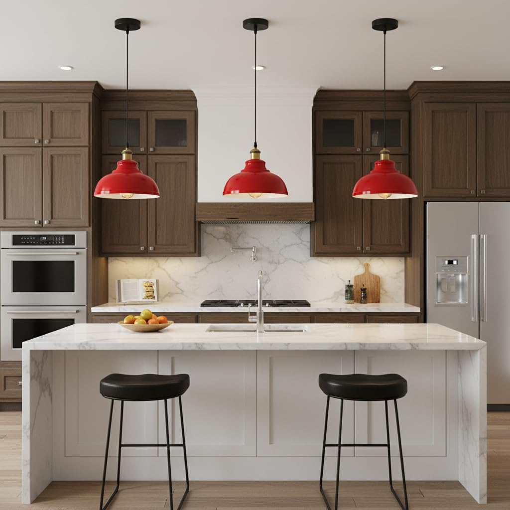 Suspension industrielle vintage pour cuisine