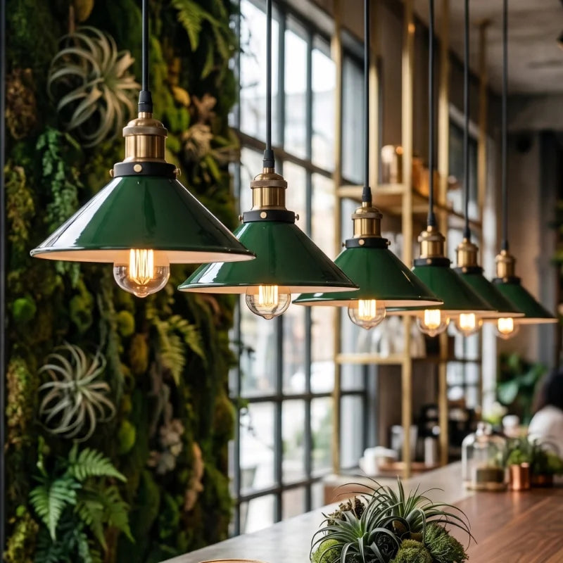 Suspension style néon pour décoration industrielle