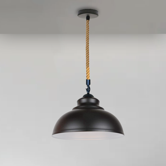 Lampe suspendue au plafond en métal de style rétro vintage ~ 1168
