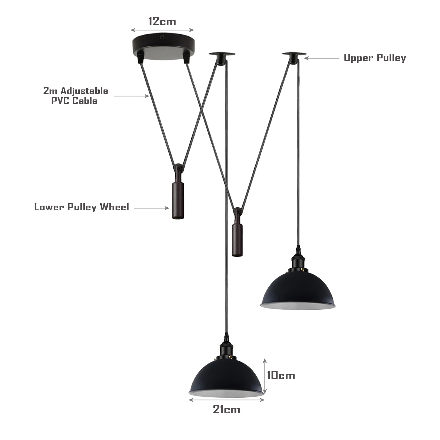 Pendant Light Adjustable Cord