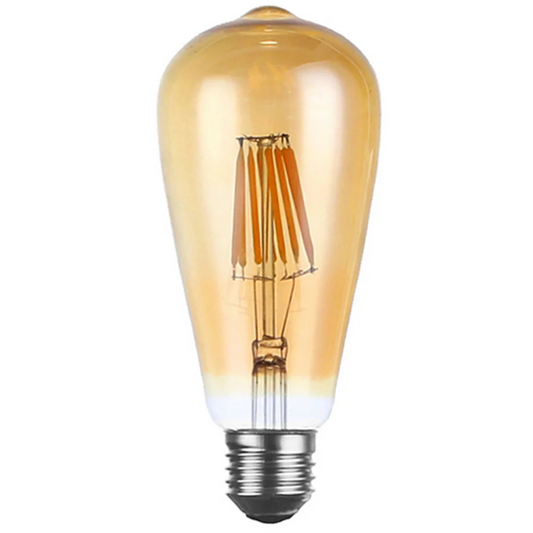 Ampoules à filament LED rétro classiques à intensité variable 8W ST64 E27 ~ 3088