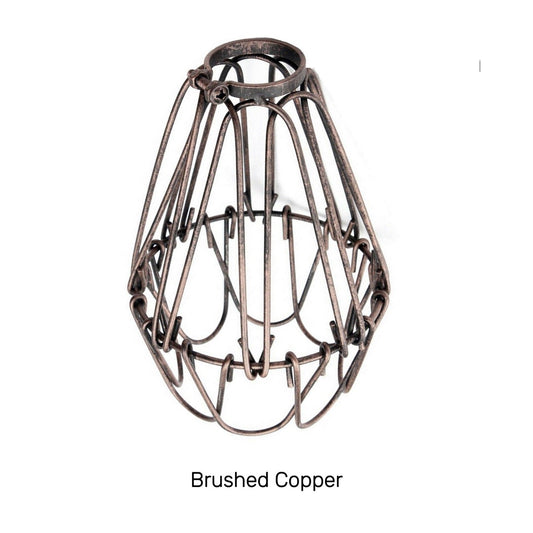 Lampe industrielle en forme de Cage en fil de fer, nénuphar, éclairage, décoration, abat-jour ~ 2909