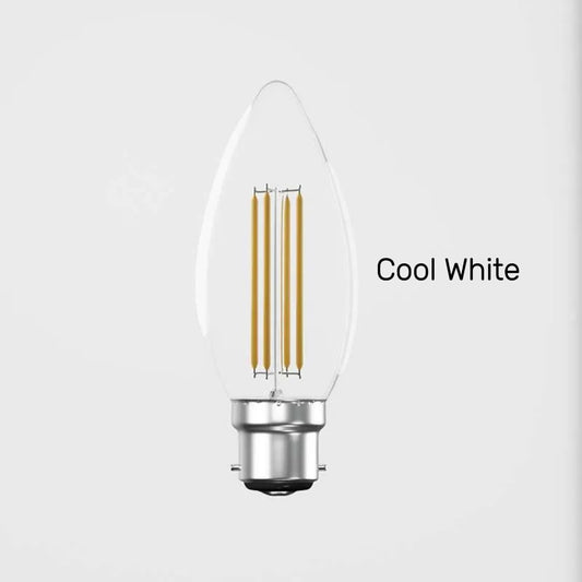 Bougie à filament LED Ampoules LED B22 Edison à vis ~ 5040