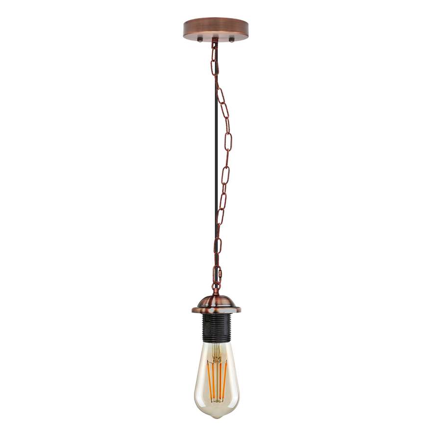 Rustric red  ceiling pendant light