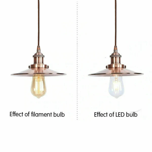 lampe plafond industrielle vintage pour restaurant cafe
