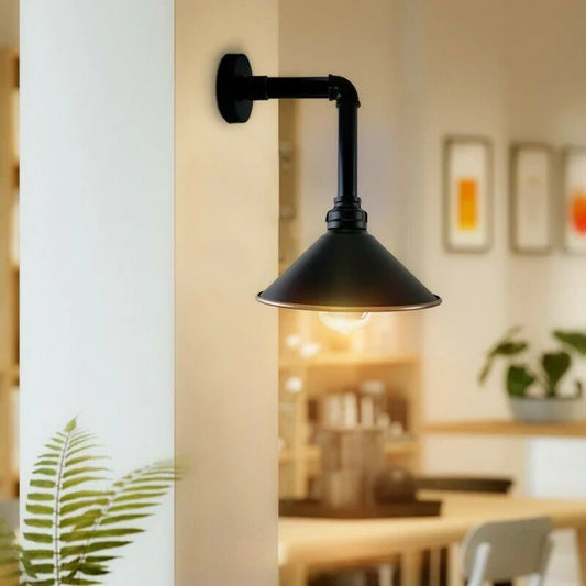 Black Modern Outdoor Wall Light