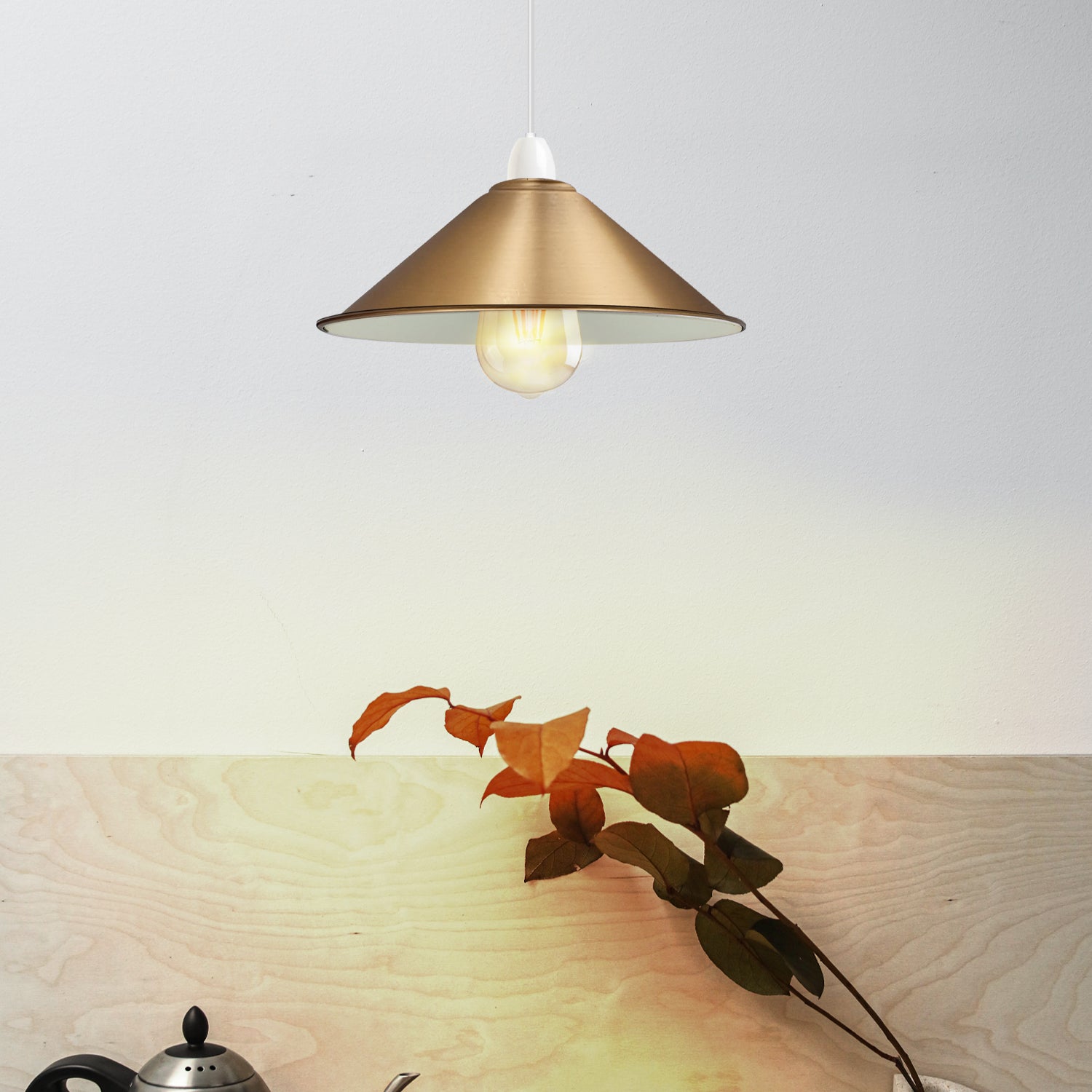 metal lamp shade- Application image