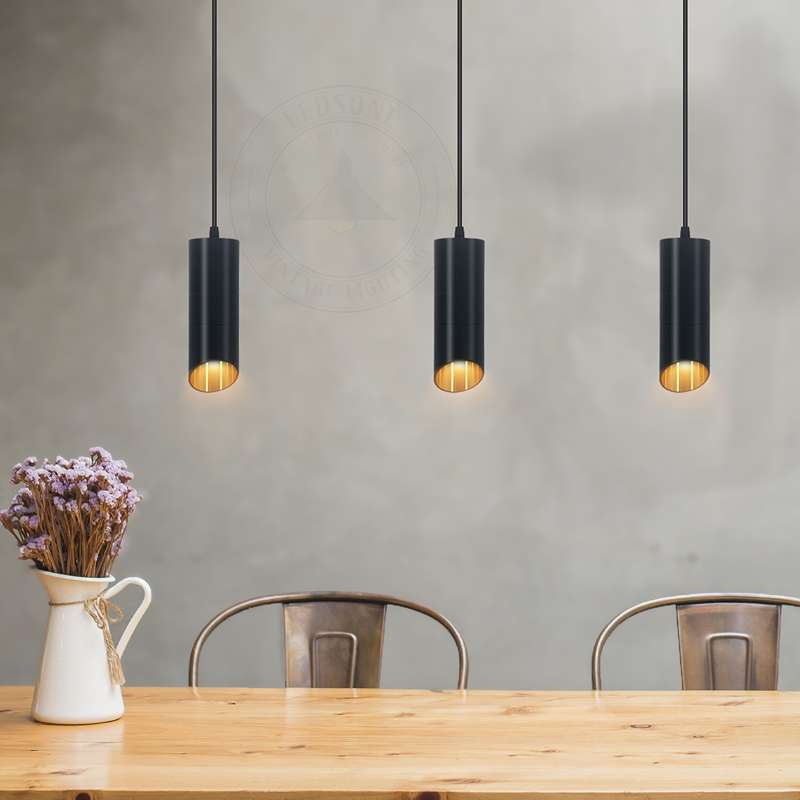 Modern Hanging Fixture Gold Inner Range GU10 Pendant Light-App 1