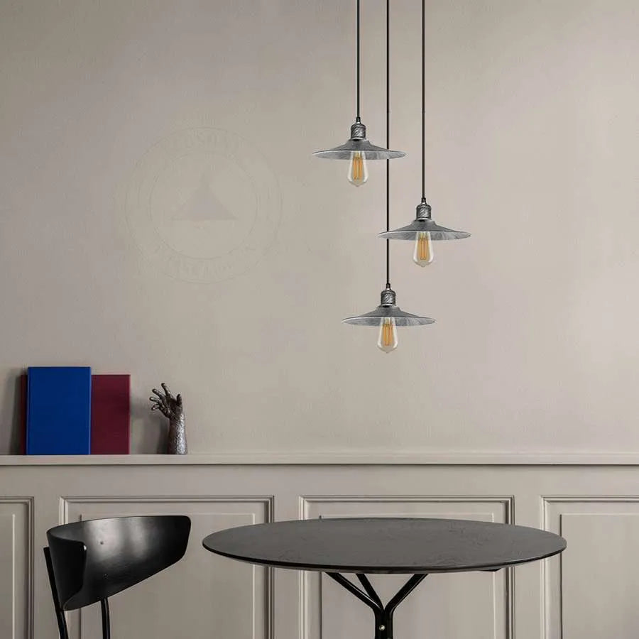 metal cone shade ceiling pendant light