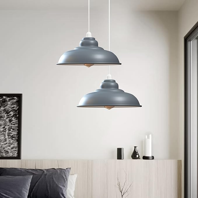 abat jour lampe de chevet Gris
