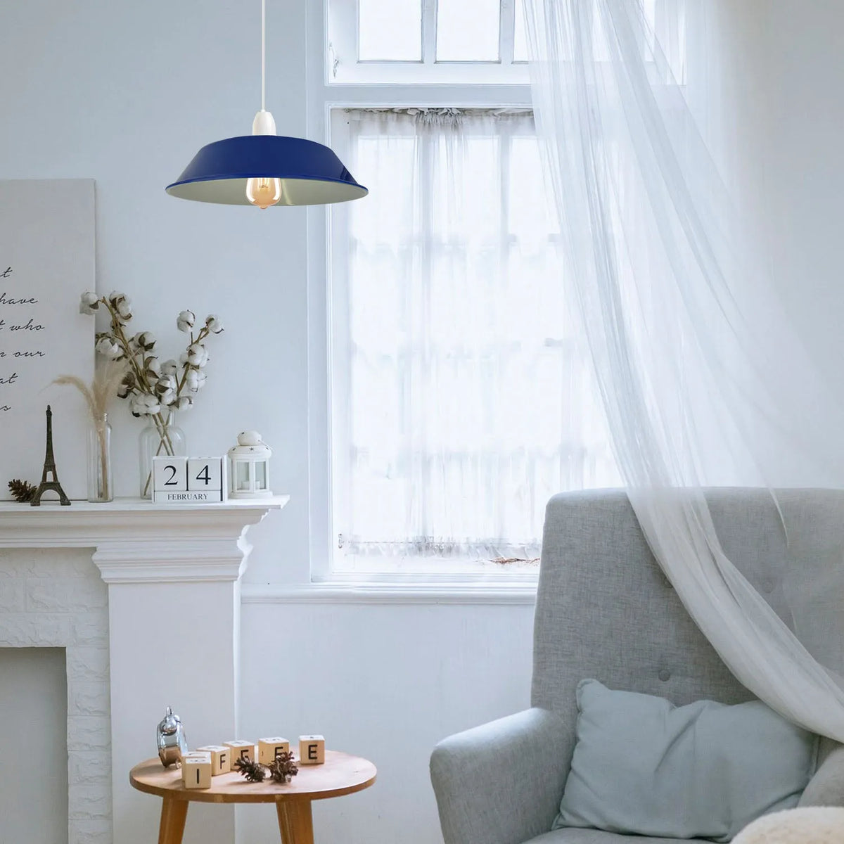 abat jour suspension metal