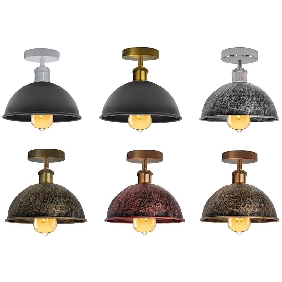 Flush Mount Ceiling Light metal lampshade