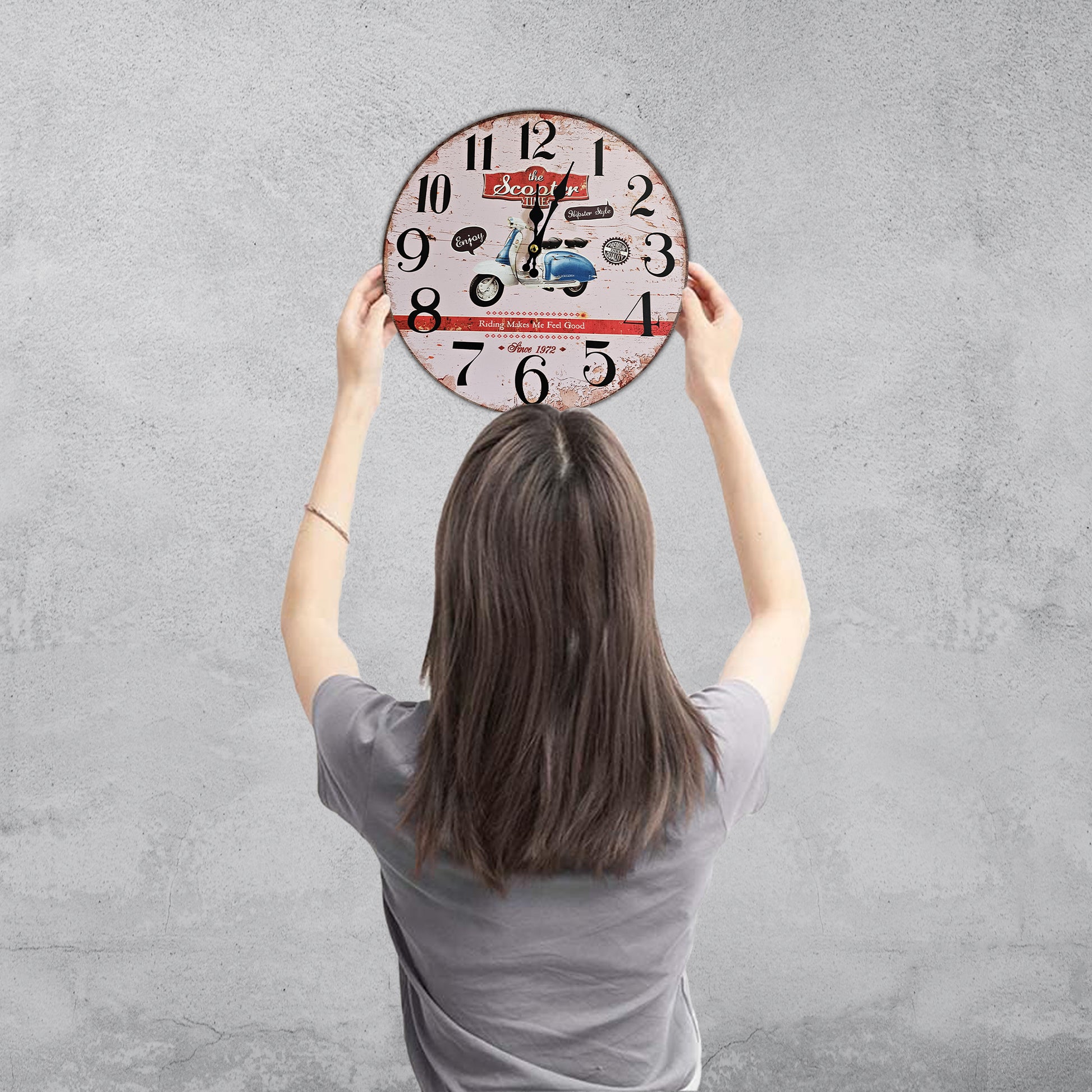 Wooden Wall Clock