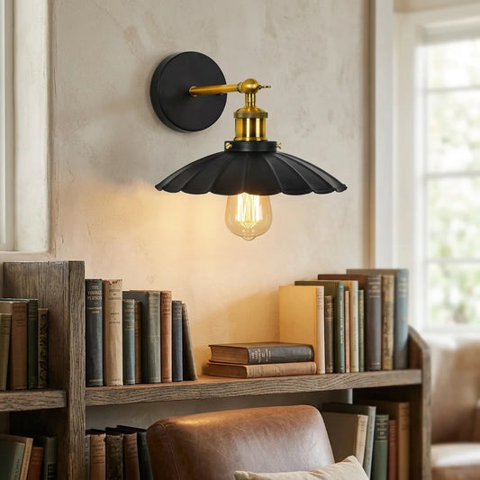 applique murale noire vintage
