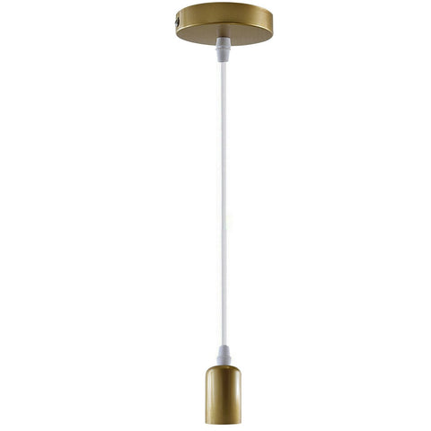 Plafonnier E27, luminaire suspendu industriel, support d'ampoule ~ 1676