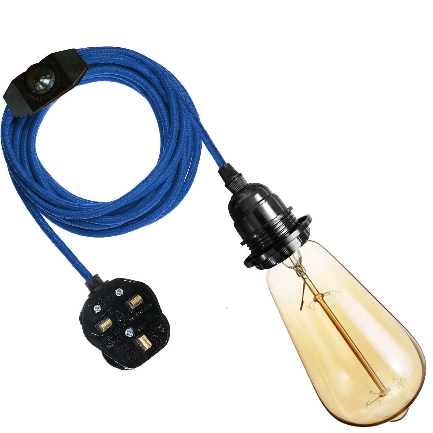 cable textile E27 pour lampe suspendue