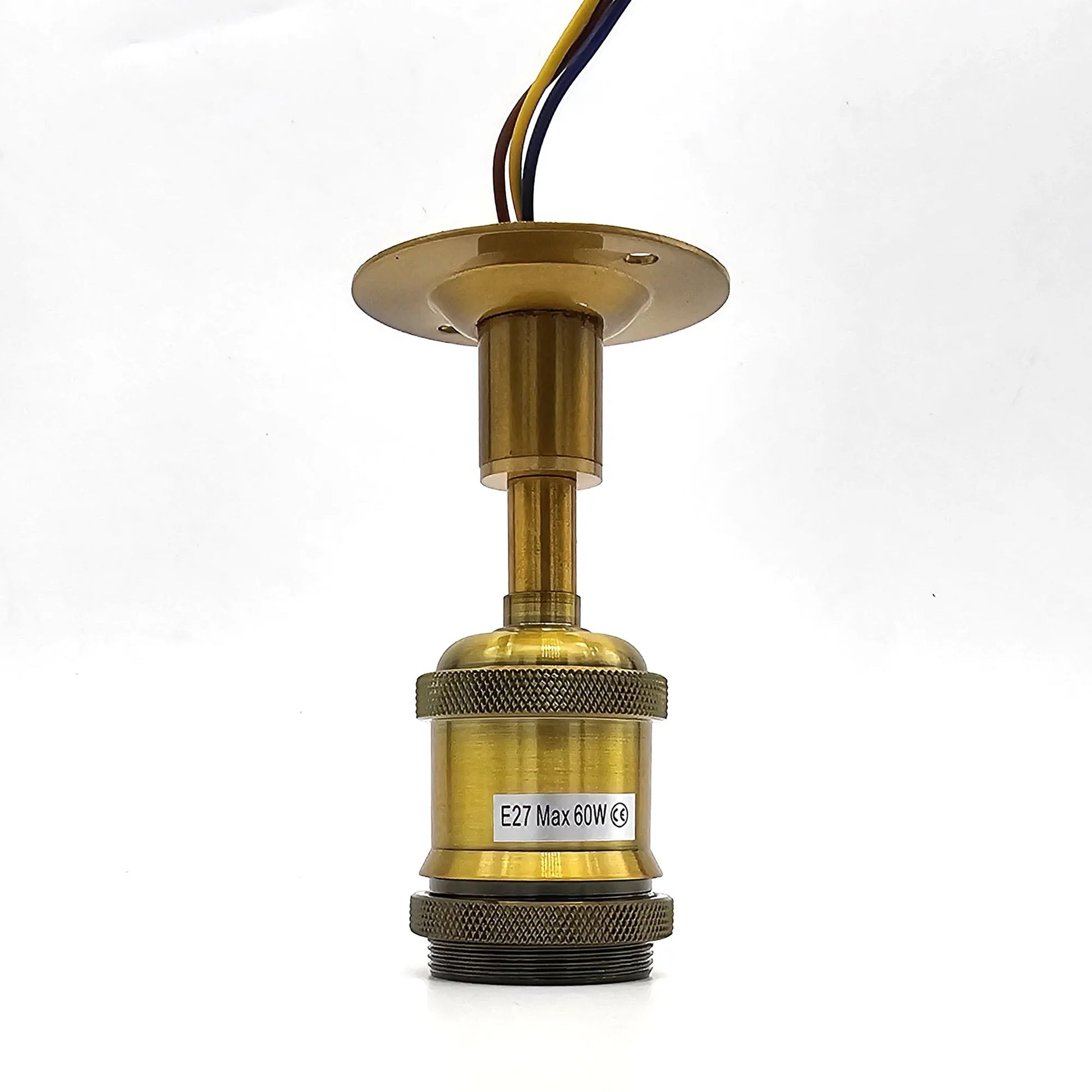Suspension Industrielle E27 avec Couvercle de Conduit Métallique