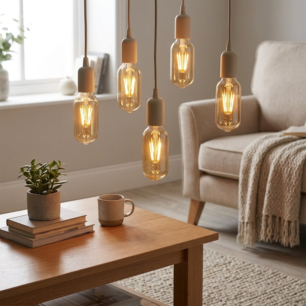 Ampoule LED B22 4W T45 dimmable, filament vintage rétro.
