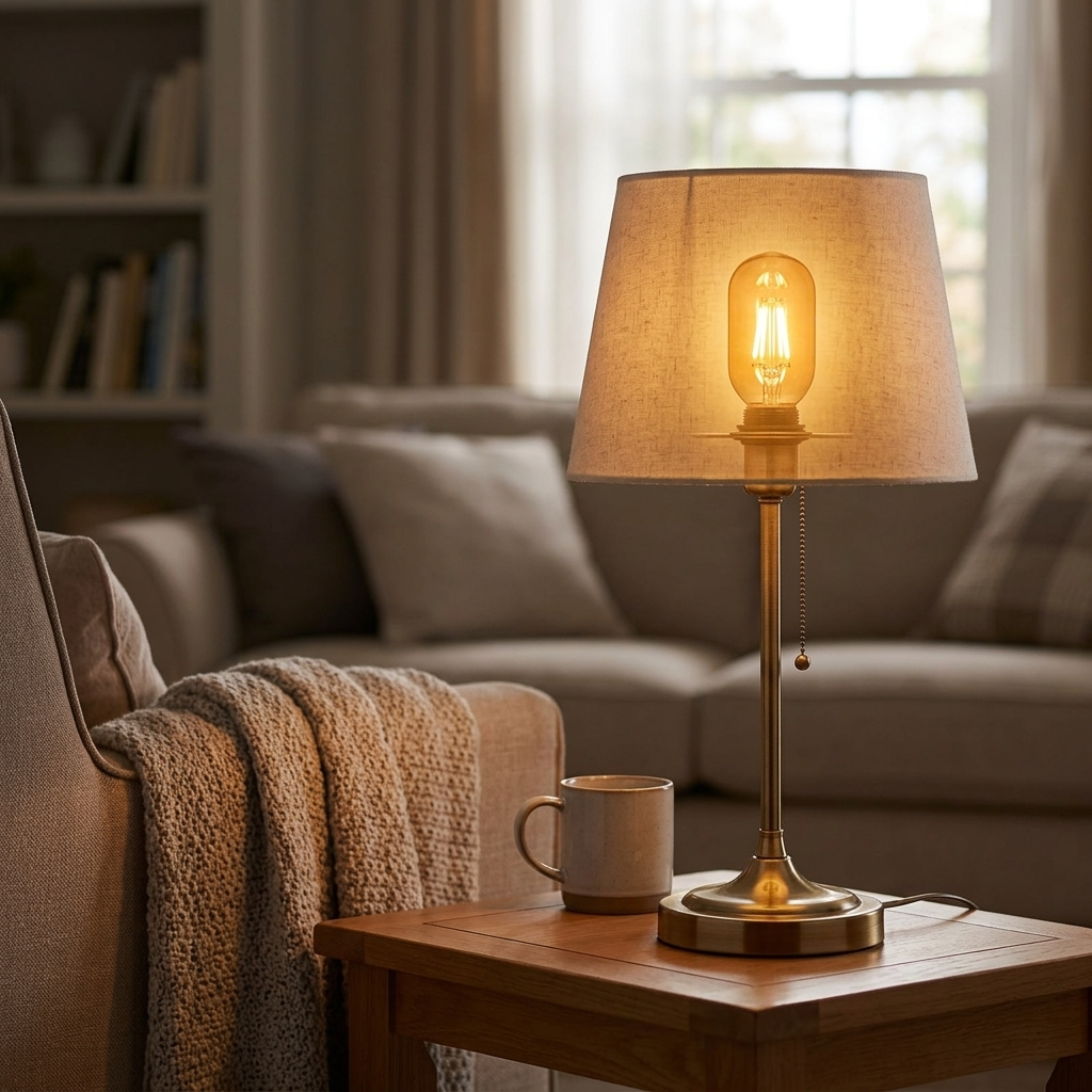 Lumière blanc chaud 2200K cosy, idéale salon, café ou déco industrielle. Économie d’énergie.