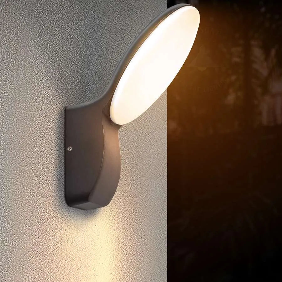 exterior garden wall lights