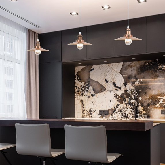 suspension luminaire industrielle