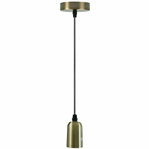 Vintage E27 Metal Holder Ceiling Pendant Light with Adjustable Cable~5464