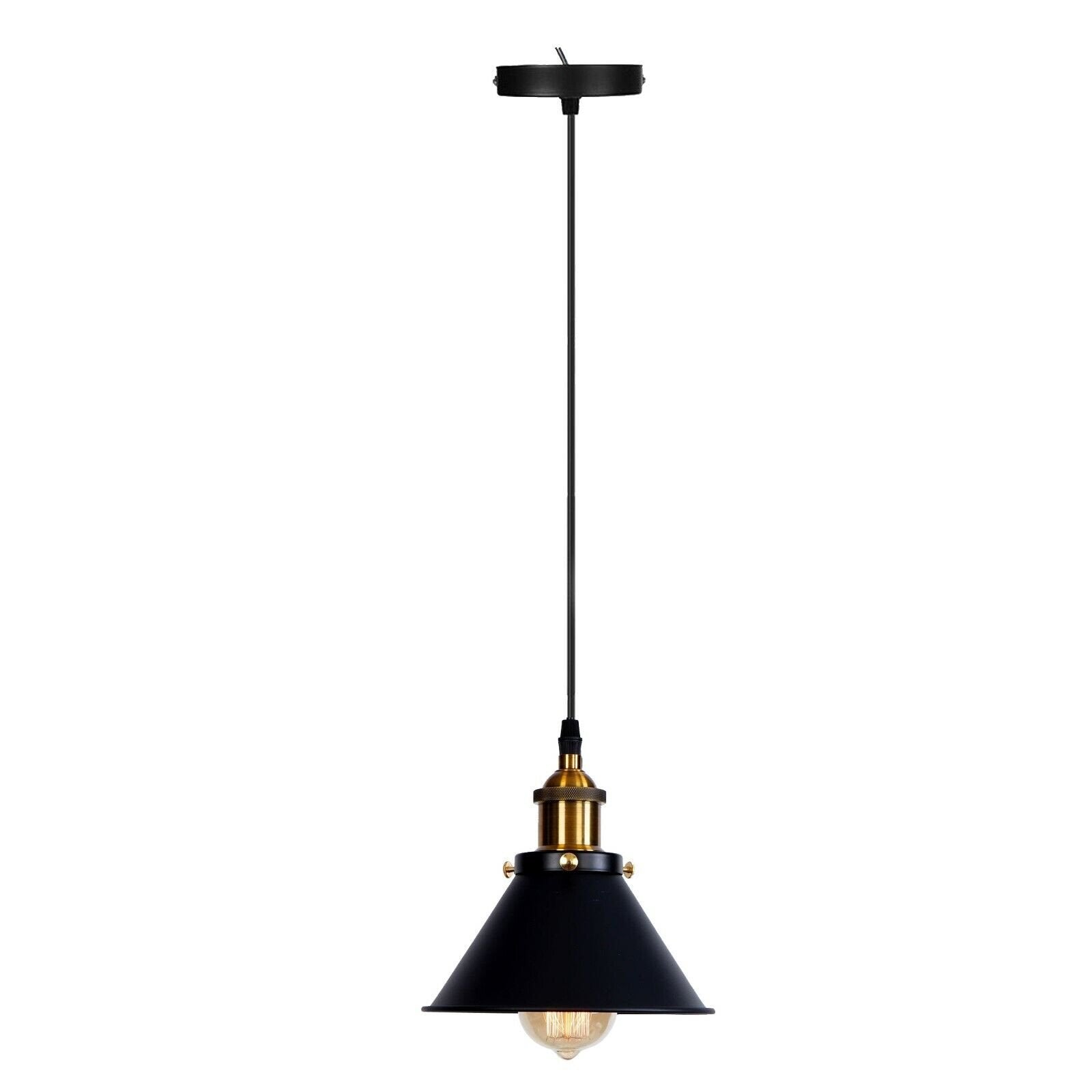 Black ceiling pendant light 