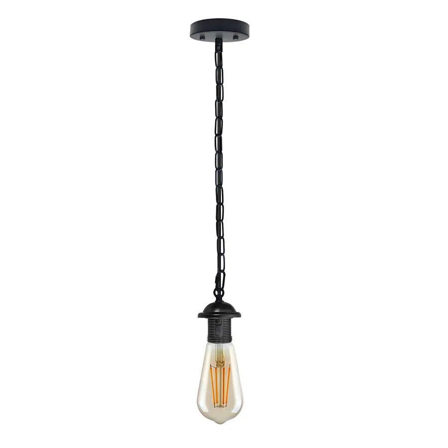 black chain ceiling pendant light