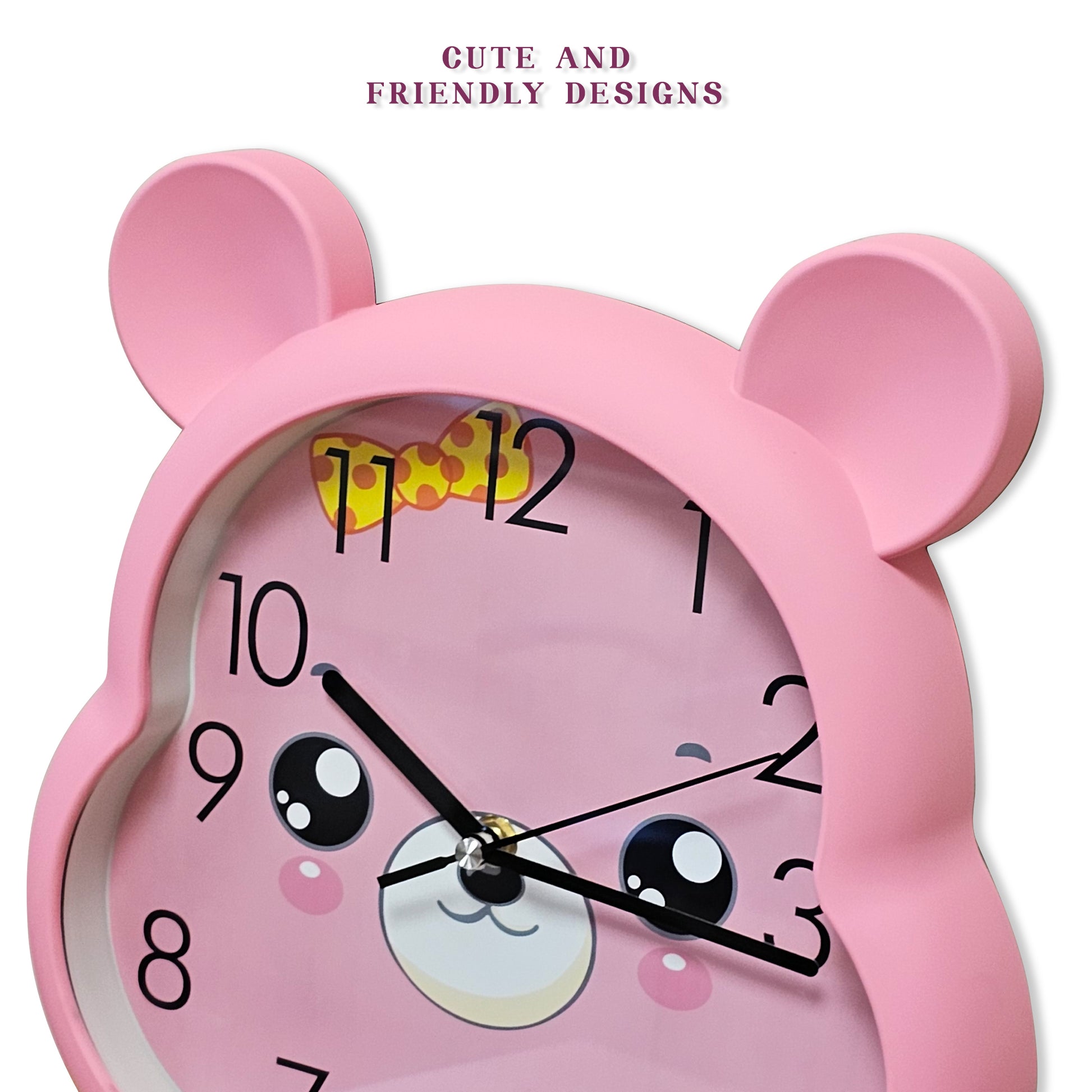 Cute Lovely Bear Kids Cartoon Bedside Clock