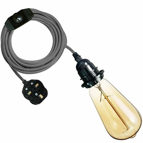 kit luminaire pendentif avec prise