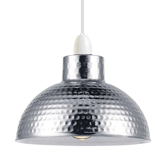 Lampe suspendue rétro industrielle moderne avec abat-jour en métal, luminaire suspendu au plafond, en laiton jaune, ~ 2323