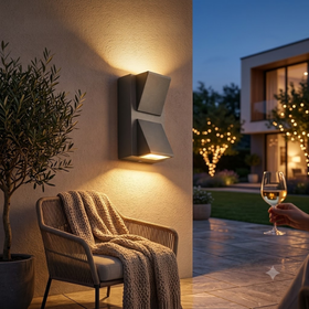 LEDSone Applique murale extérieure LED 6W en aluminium IP54 ~1697