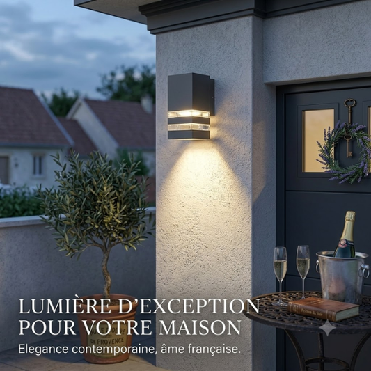 Applique Murale Extérieure LED 60W Noire