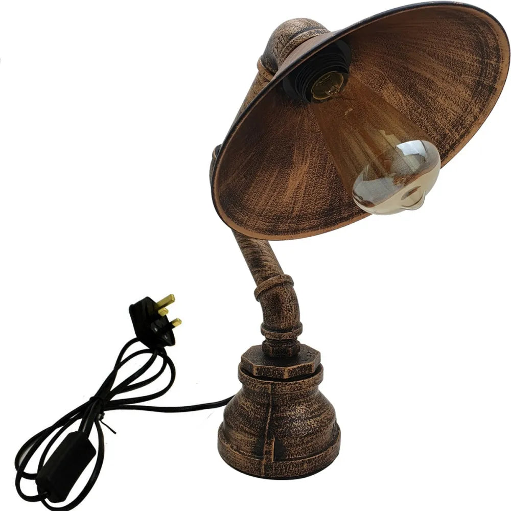 lampe steampunk table