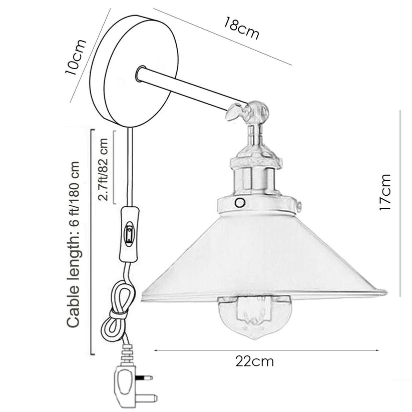 lighting wall lights - size image