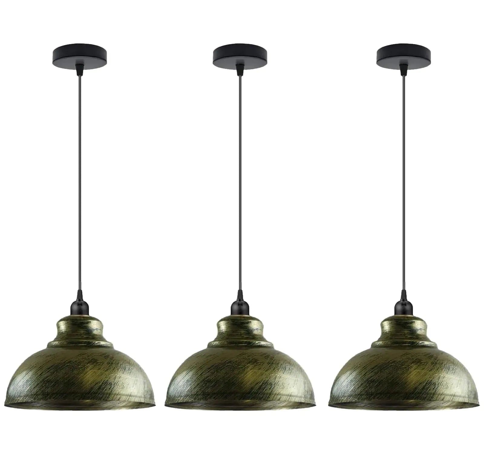 lot de 3 suspension luminaire