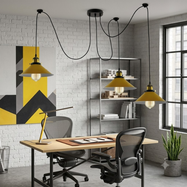luminaire araignée 3 ampoules