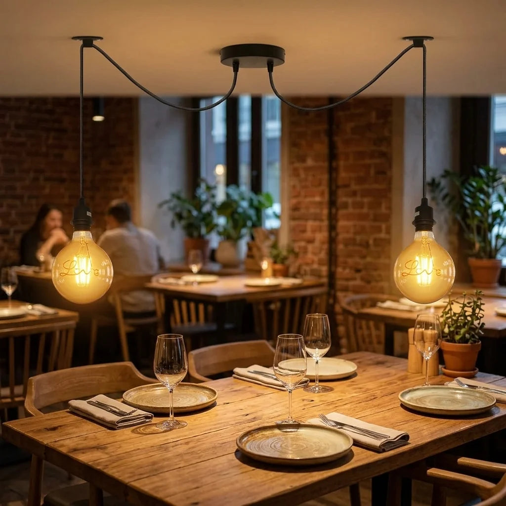 luminaire industriel pour chambre à coucher, cuisine, bar