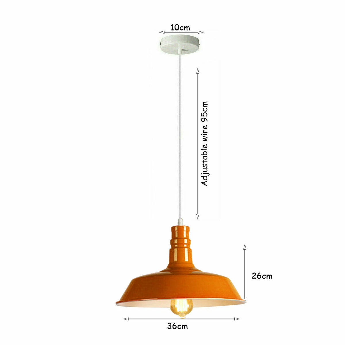 luminaire orange