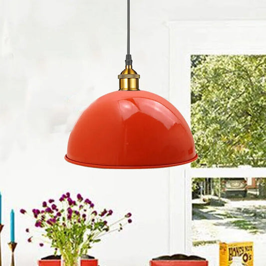 luminaire orange vintage