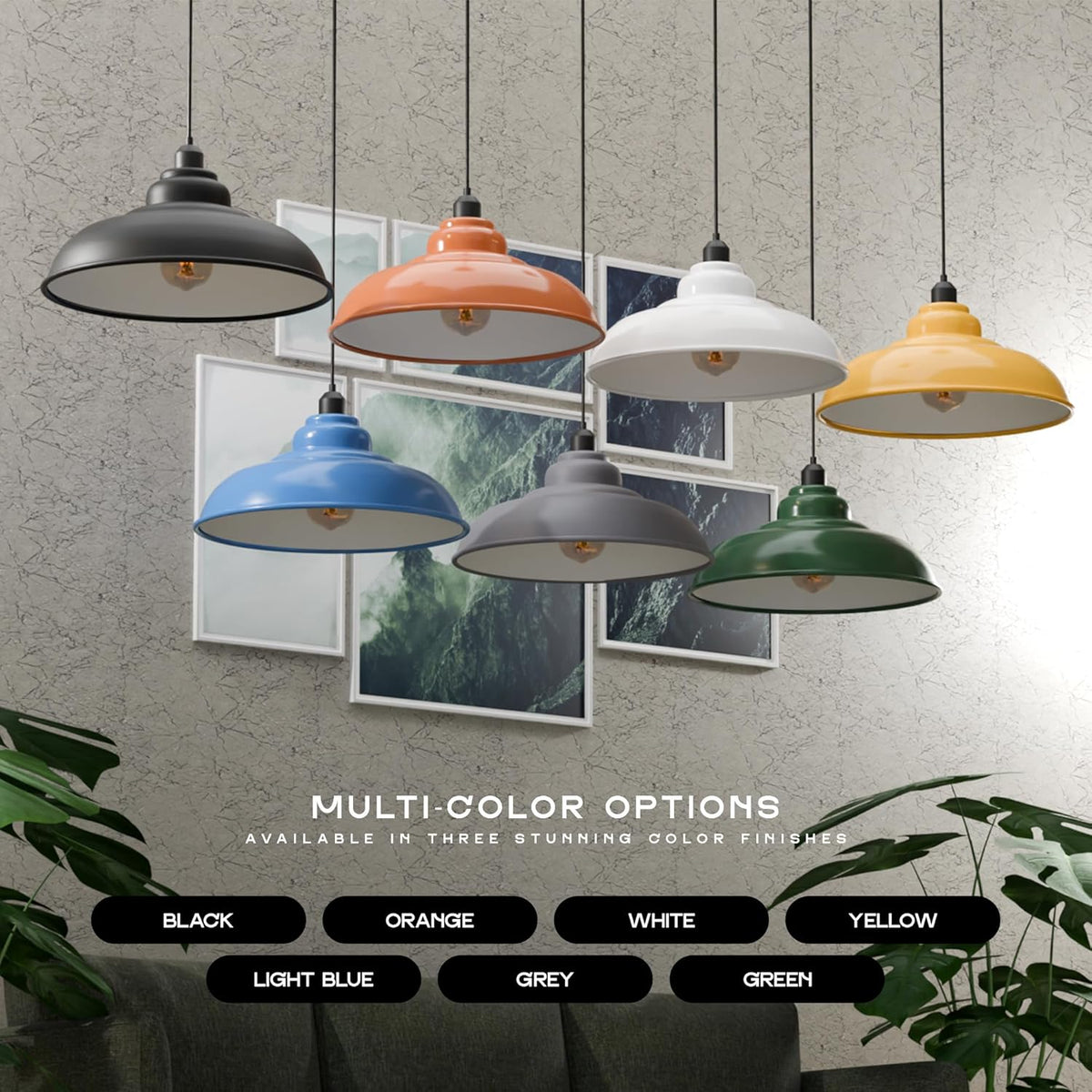suspension industrielle vintage